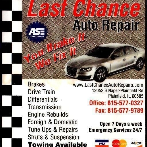 Auto Repair Shop Plainfield, IL