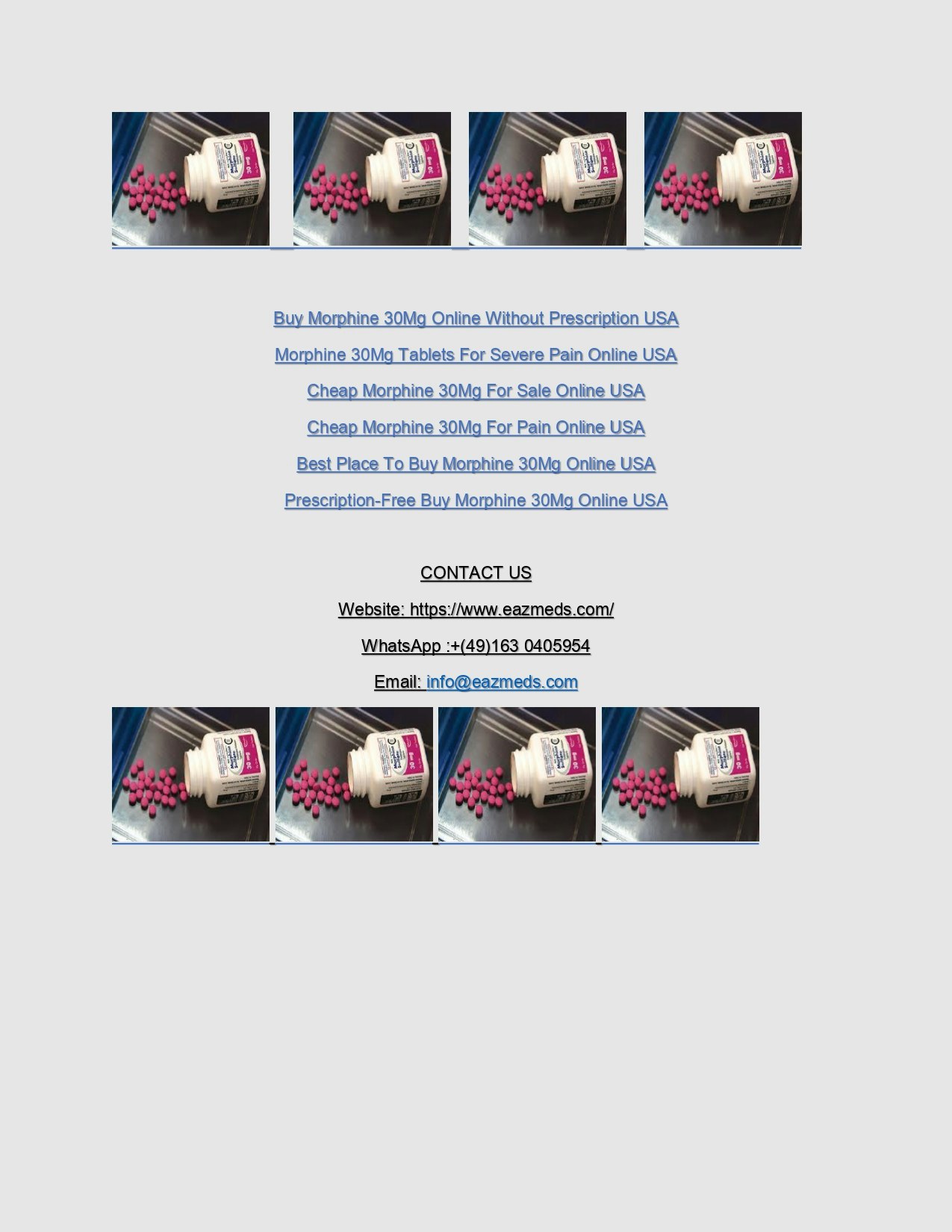  Buy Morphine 30Mg Online USA 