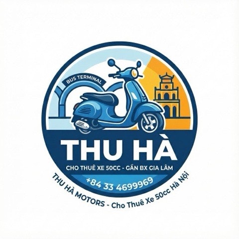 Cho thuê xe máy 50cc Hà Nội - Thu Hà