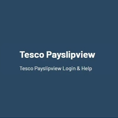 Tesco Payslipview
