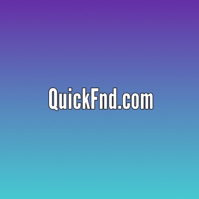 QuickFnd