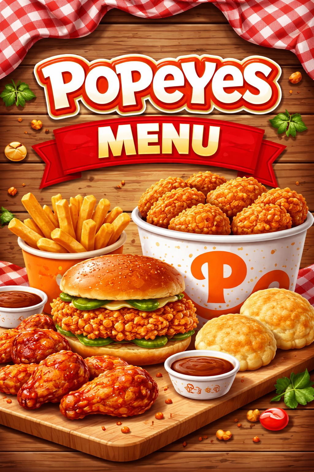 popeyes menu