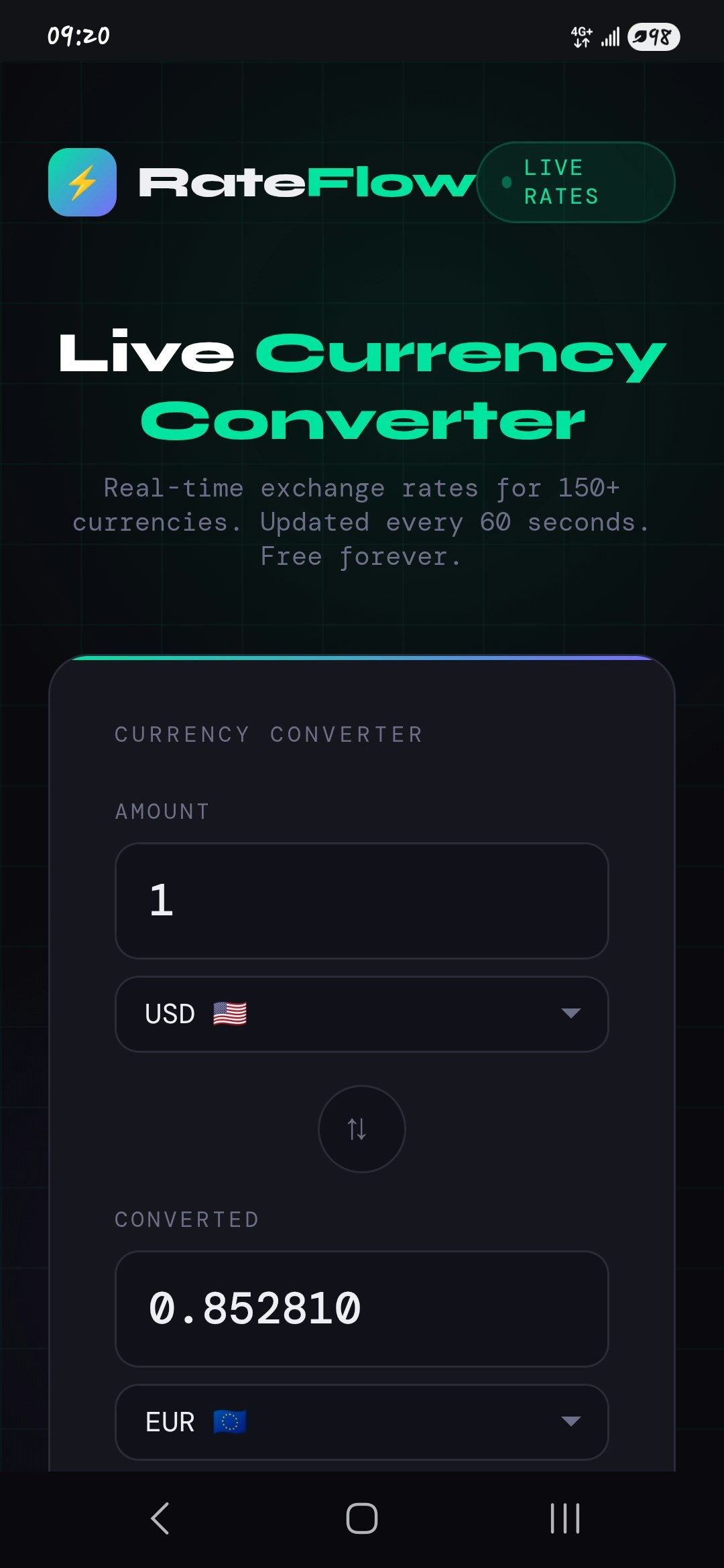 RateFlow App