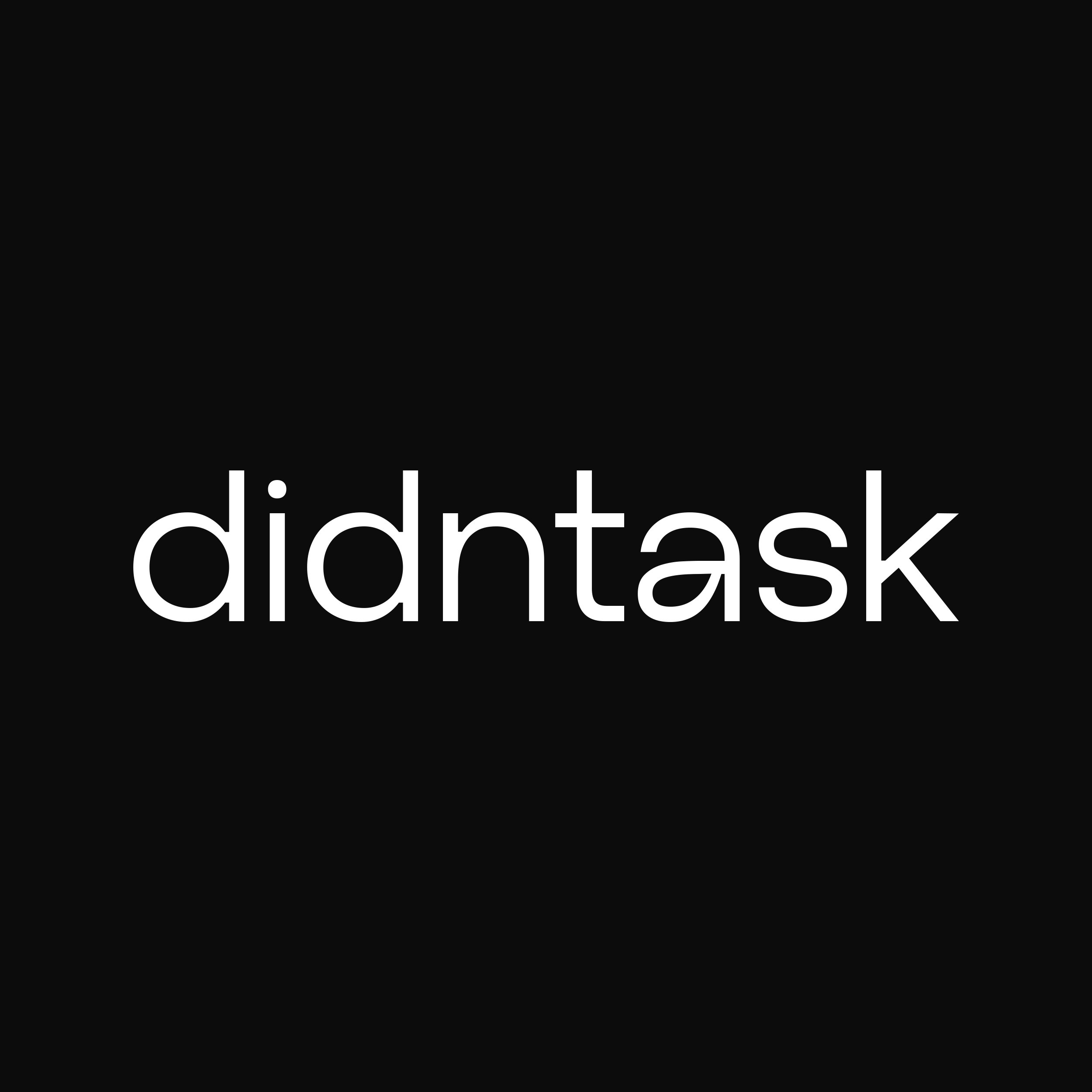 didntask
