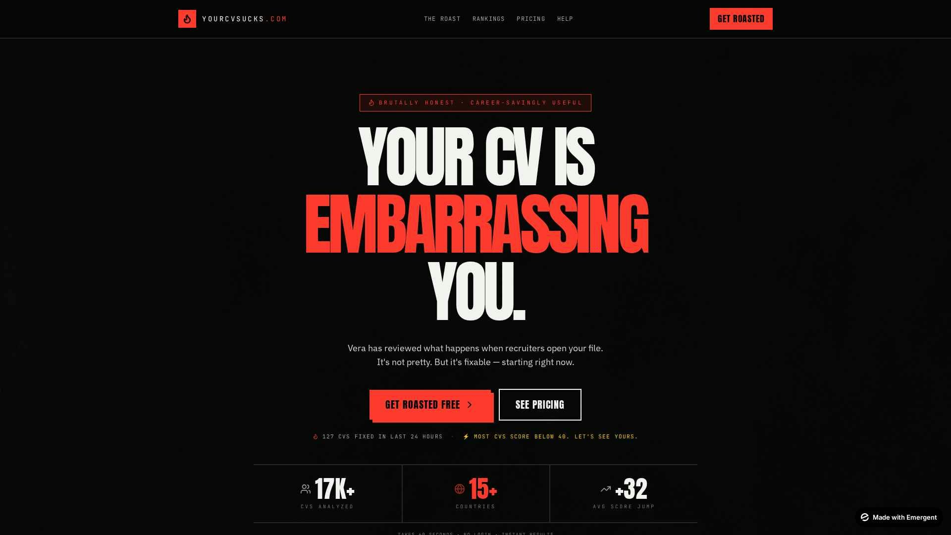 Yourcvsucks